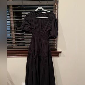 Black maxi dress